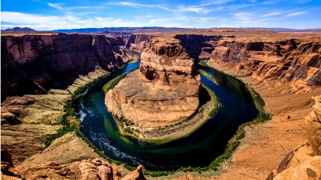 Tempat Wisata Horseshoe Bend di Page, Arizona, Amerika Serikat